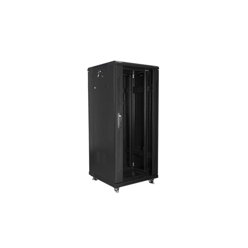 Lanberg - FF01-6627-12B armario rack 27U Rack o bastidor independiente Negro