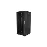 Lanberg - FF01-6627-12B armario rack 27U Rack o bastidor independiente Negro