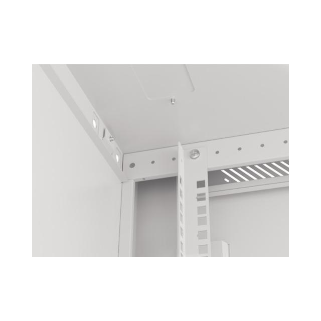 Lanberg - WF01-6612-10S armario rack 12U Bastidor de pared Gris