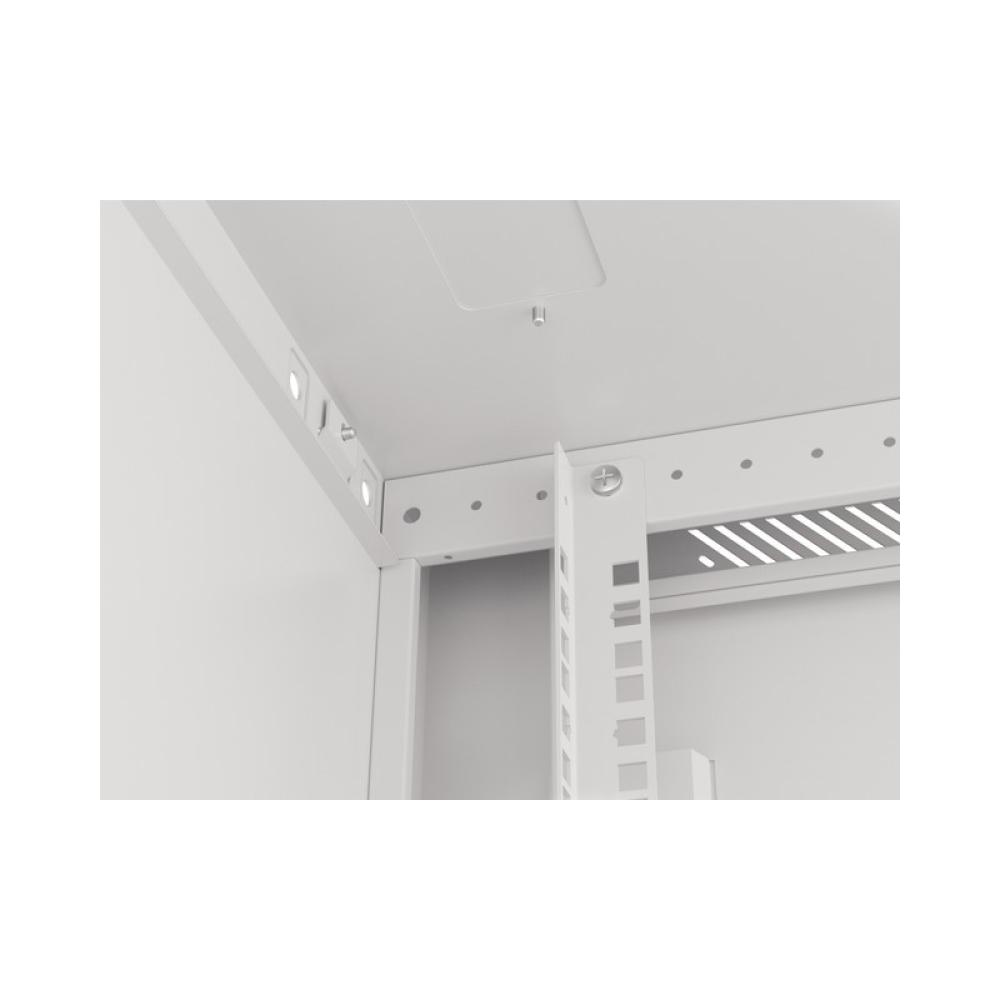 Lanberg - WF01-6612-10S armario rack 12U Bastidor de pared Gris