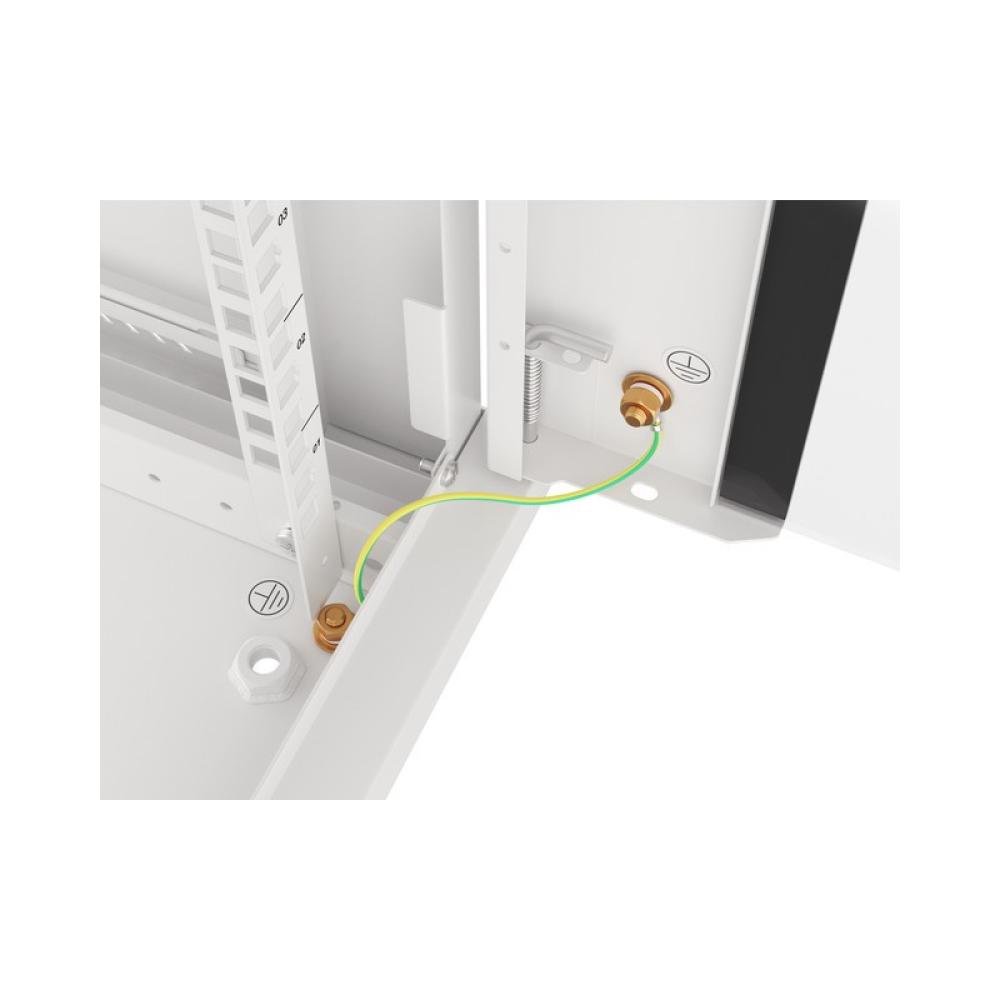 Lanberg - WF01-6612-10S armario rack 12U Bastidor de pared Gris