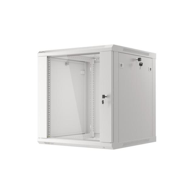 Lanberg - WF01-6612-10S armario rack 12U Bastidor de pared Gris