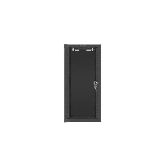 Lanberg - WF10-2312-10B armario rack 12U Bastidor de pared Negro
