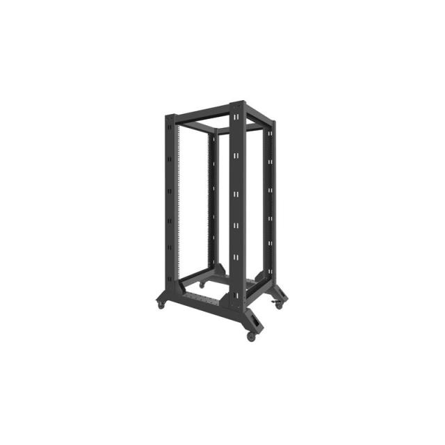 Lanberg - OR01-6827-B armario rack 27U Rack o bastidor independiente Negro