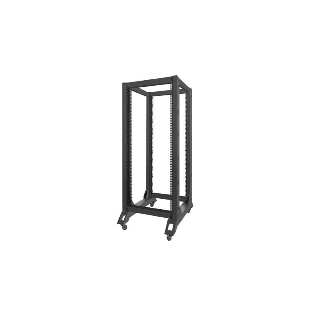 Lanberg - OR01-6827-B armario rack 27U Rack o bastidor independiente Negro