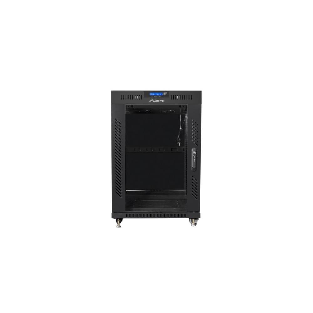 Lanberg - FF01-6815-12BL armario rack 15U Rack o bastidor independiente Negro