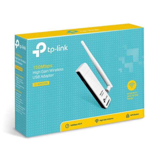 TP-Link - TL-WN722N adaptador y tarjeta de red WLAN 150 Mbit/s
