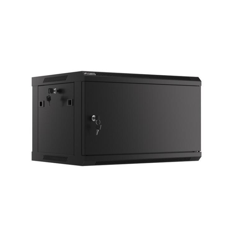 Lanberg - WF01-6406-00B armario rack 6U Bastidor de pared Negro