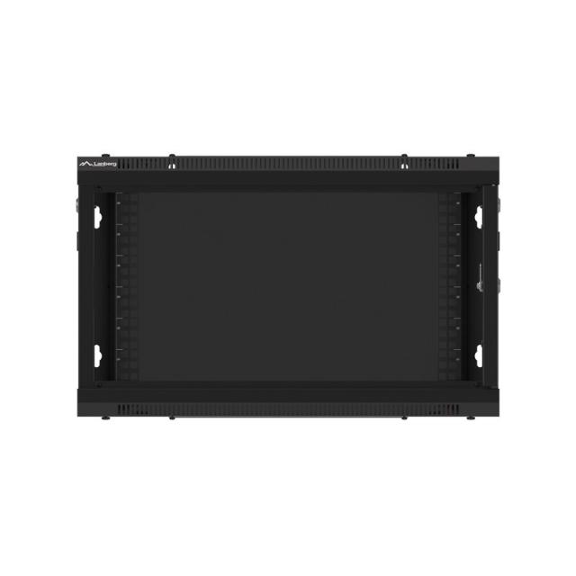 Lanberg - WF01-6406-00B armario rack 6U Bastidor de pared Negro