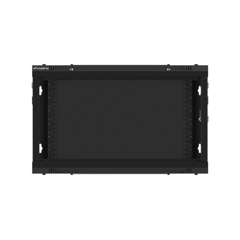 Lanberg - WF01-6406-00B armario rack 6U Bastidor de pared Negro