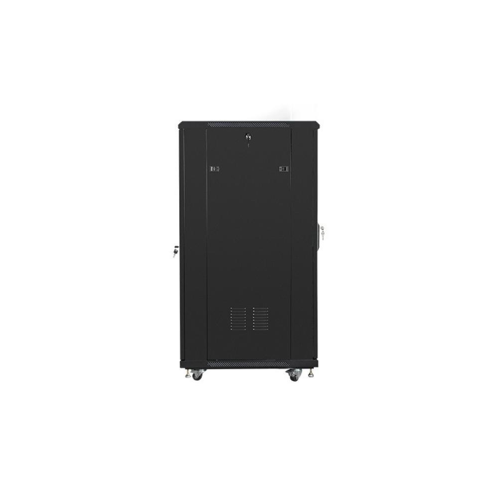 Lanberg - FF01-6827-12B armario rack 27U Rack o bastidor independiente Negro