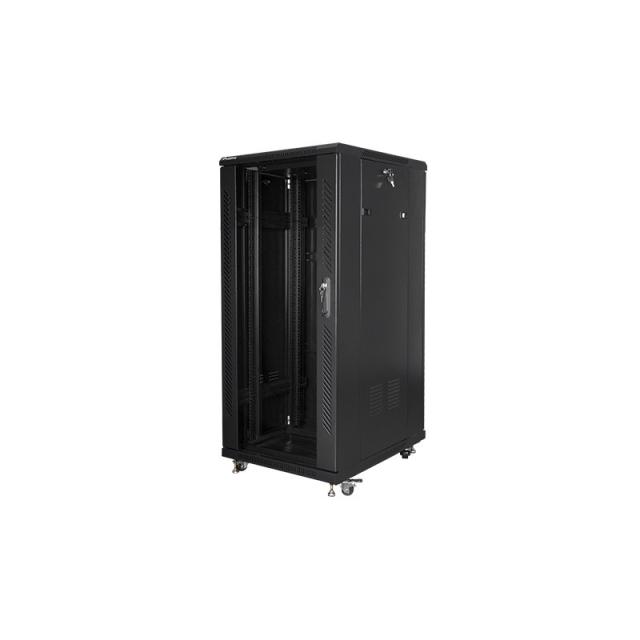Lanberg - FF01-6827-12B armario rack 27U Rack o bastidor independiente Negro