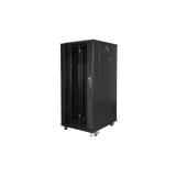 Lanberg - FF01-6827-12B armario rack 27U Rack o bastidor independiente Negro