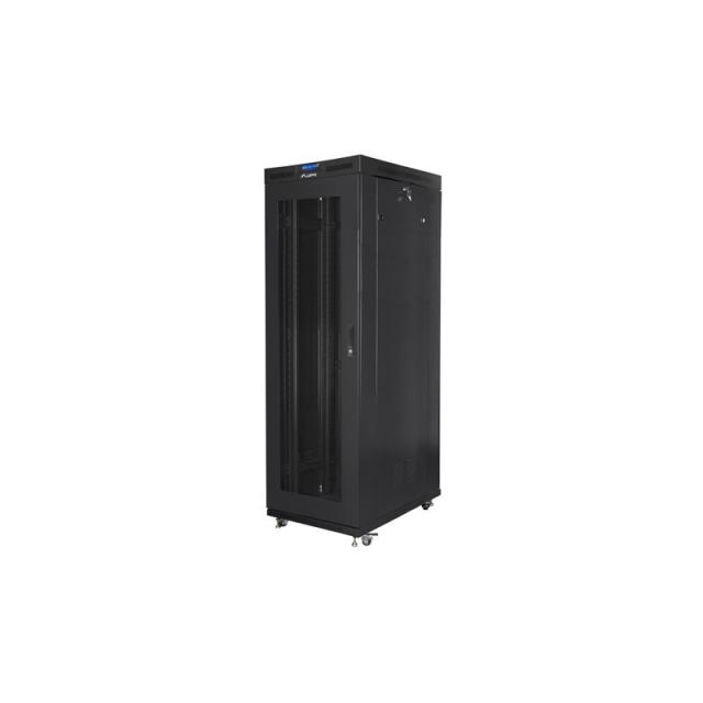 Lanberg - FF01-8027-23BL armario rack 27U Rack o bastidor independiente Negro