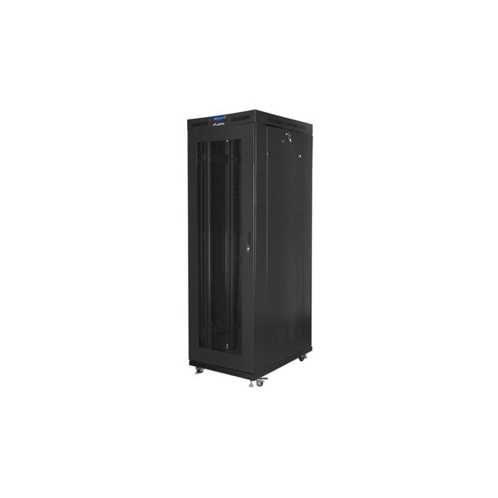 Lanberg - FF01-8027-23BL armario rack 27U Rack o bastidor independiente Negro