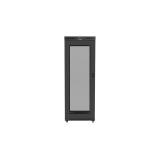 Lanberg - FF01-8027-23BL armario rack 27U Rack o bastidor independiente Negro