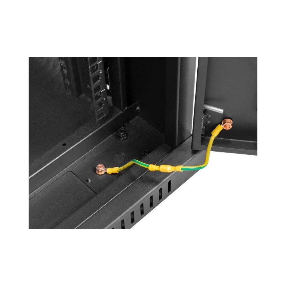 Lanberg - FF01-8027-23BL armario rack 27U Rack o bastidor independiente Negro