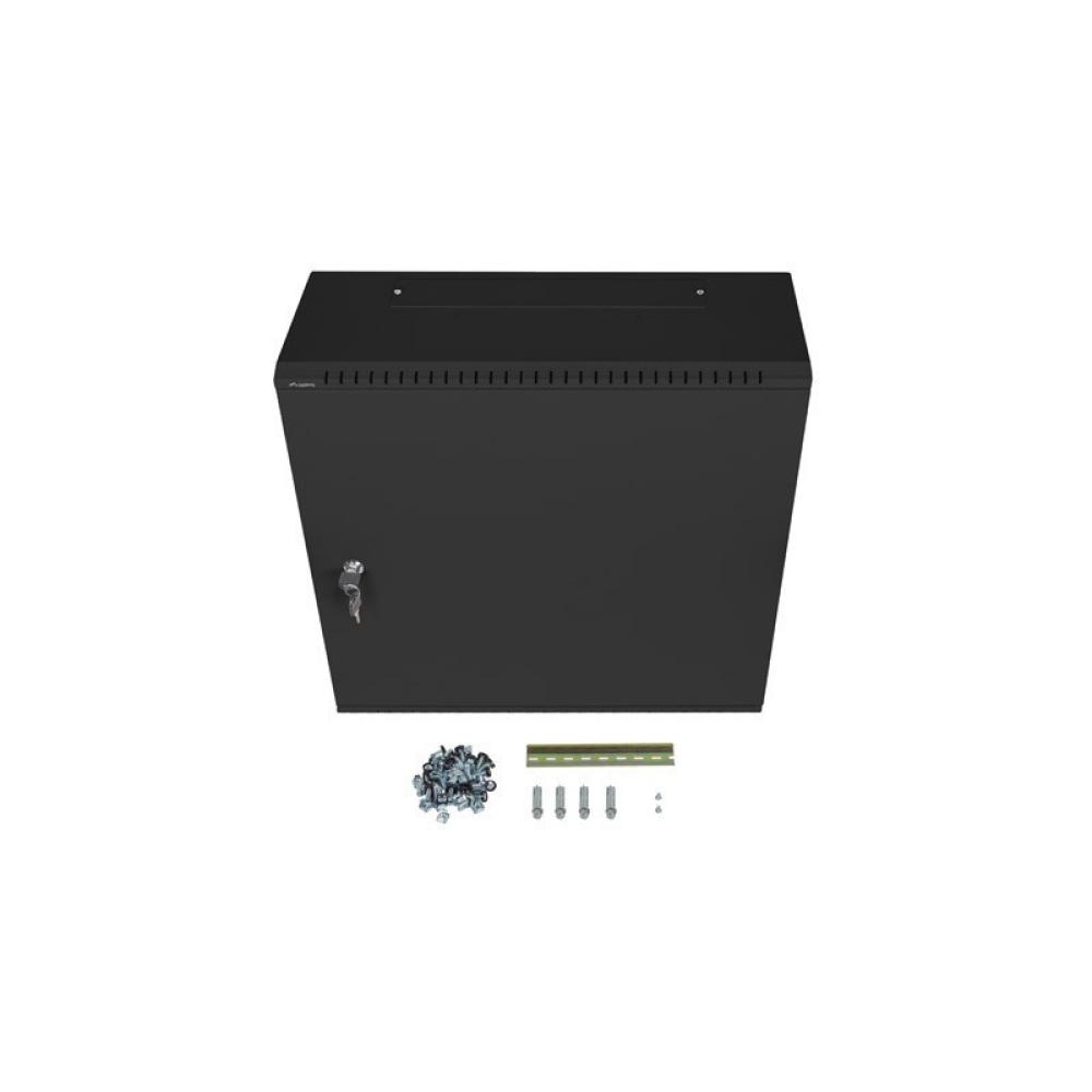 Lanberg - WAF1-5203-06-00B armario rack 6U Bastidor de pared Negro