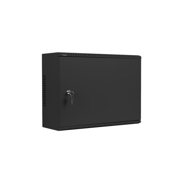 Lanberg - WAF1-5203-04-00B armario rack 4U Bastidor de pared Negro