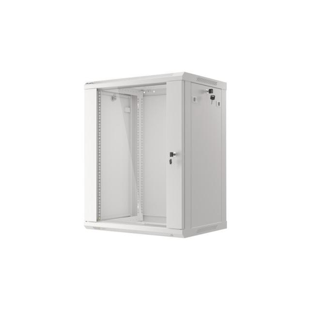 Lanberg - WF01-6415-10S armario rack 15U Bastidor de pared Gris