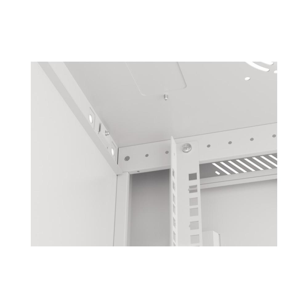 Lanberg - WF01-6415-10S armario rack 15U Bastidor de pared Gris