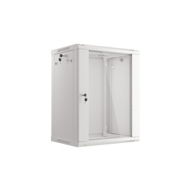Lanberg - WF01-6415-10S armario rack 15U Bastidor de pared Gris