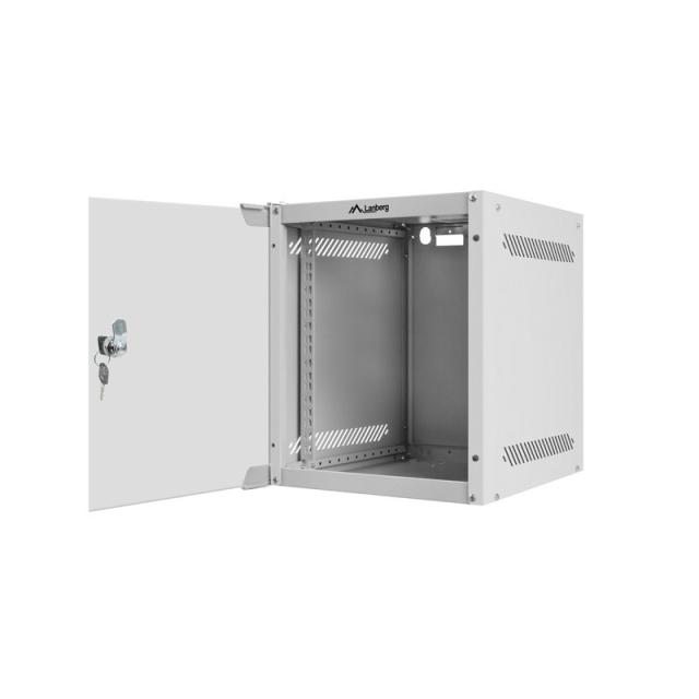 Lanberg - WF10-2306-10S armario rack 6U Bastidor de pared Gris
