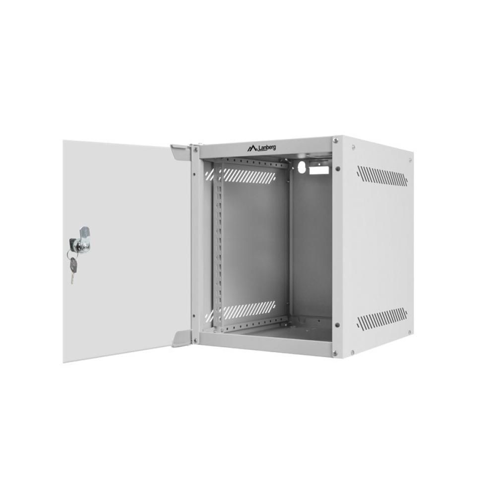 Lanberg - WF10-2306-10S armario rack 6U Bastidor de pared Gris