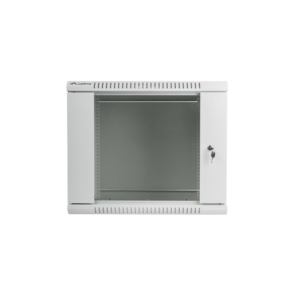 Lanberg - WF01-6609-10S armario rack 9U Bastidor de pared Gris