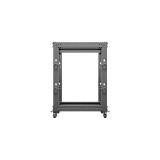 Lanberg - OR01-6115-B armario rack 15U Rack o bastidor independiente Negro