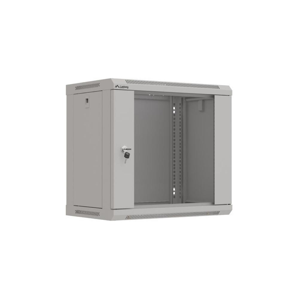 Lanberg - WF03-5309-10S armario rack 9U Bastidor de pared Negro