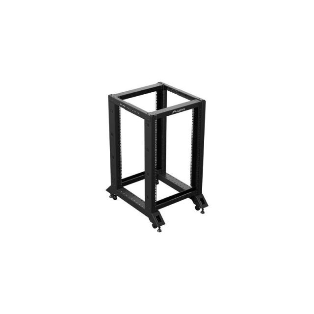 Lanberg - OR01-6818-B armario rack 18U Rack o bastidor independiente Negro