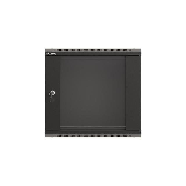 Lanberg - WF03-5309-10B armario rack 9U Bastidor de pared Negro