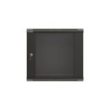 Lanberg - WF03-5309-10B armario rack 9U Bastidor de pared Negro