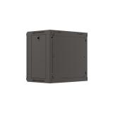 Lanberg - WF03-5309-10B armario rack 9U Bastidor de pared Negro