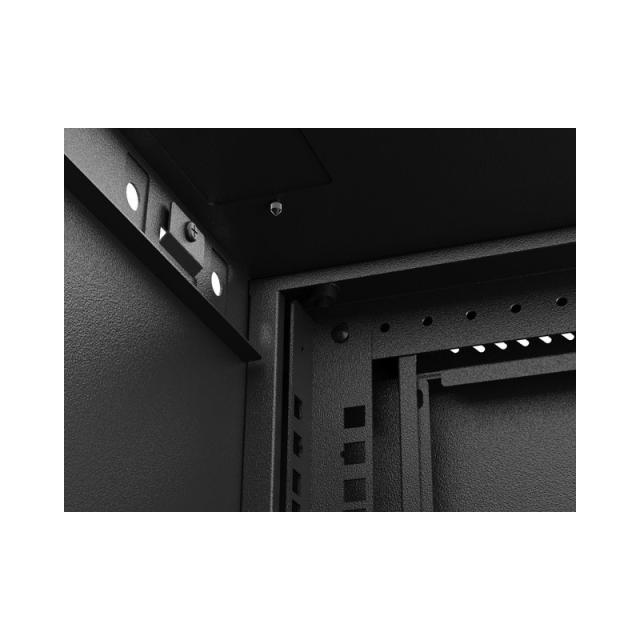 Lanberg - WF03-5309-10B armario rack 9U Bastidor de pared Negro