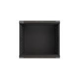 Lanberg - WF03-5309-10B armario rack 9U Bastidor de pared Negro