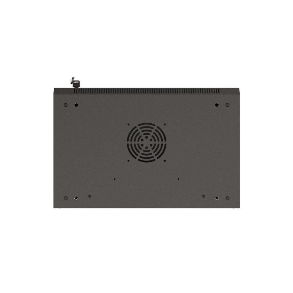 Lanberg - WF03-5309-10B armario rack 9U Bastidor de pared Negro