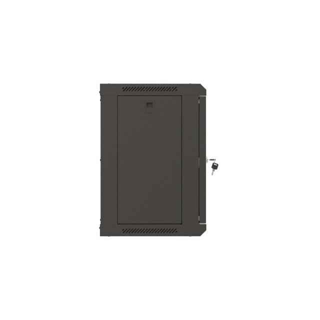 Lanberg - WF03-5309-10B armario rack 9U Bastidor de pared Negro