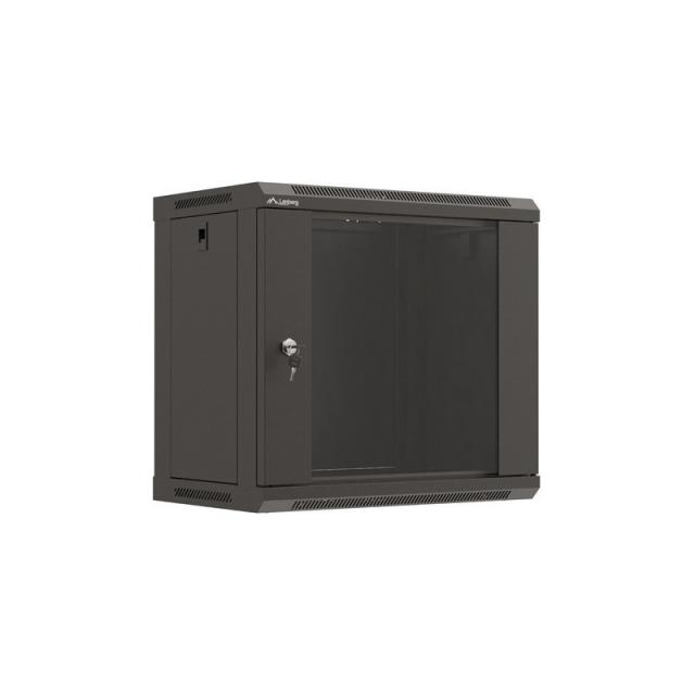 Lanberg - WF03-5309-10B armario rack 9U Bastidor de pared Negro