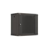 Lanberg - WF03-5309-10B armario rack 9U Bastidor de pared Negro