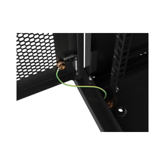 Lanberg - WF01-6409-23B armario rack 9U Bastidor de pared Negro