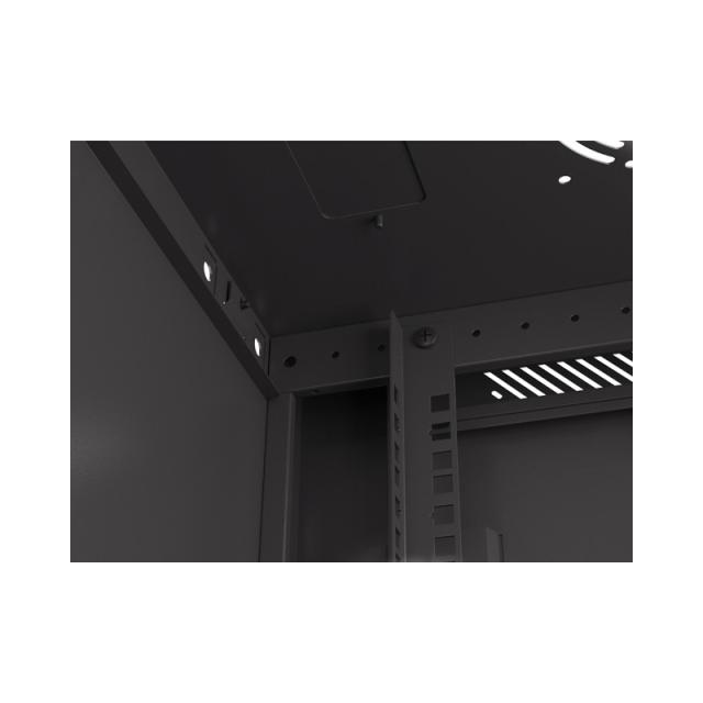 Lanberg - WF01-6409-23B armario rack 9U Bastidor de pared Negro