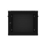 Lanberg - WF01-6409-23B armario rack 9U Bastidor de pared Negro