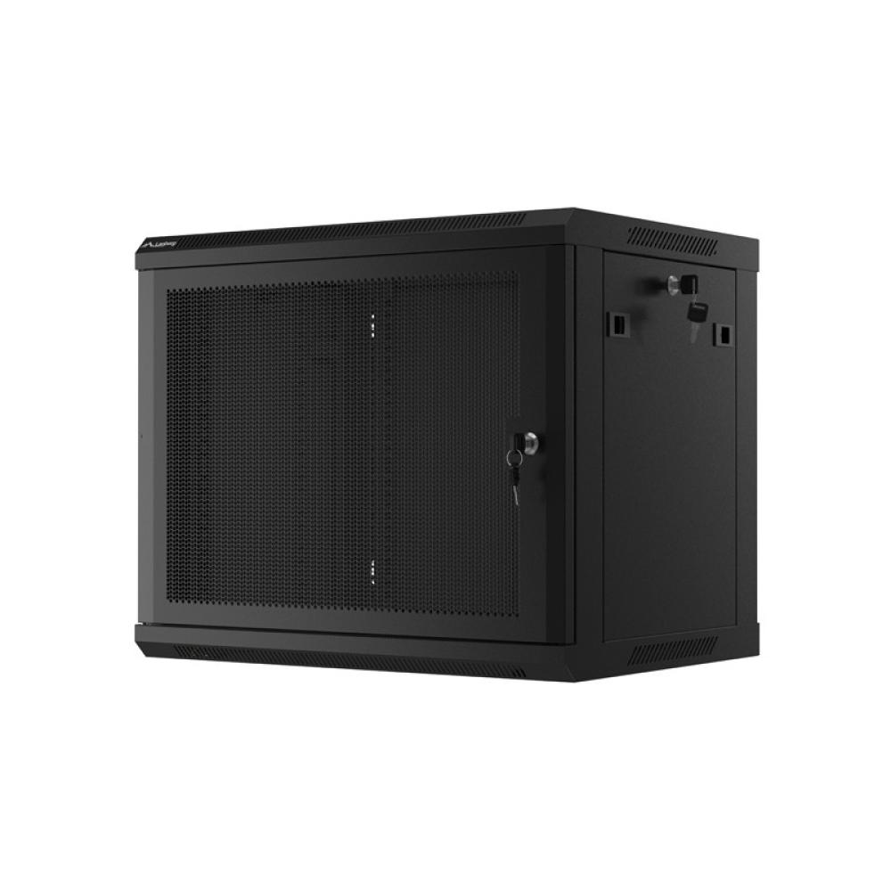 Lanberg - WF01-6409-23B armario rack 9U Bastidor de pared Negro