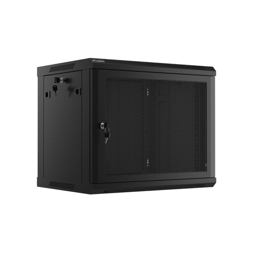 Lanberg - WF01-6409-23B armario rack 9U Bastidor de pared Negro
