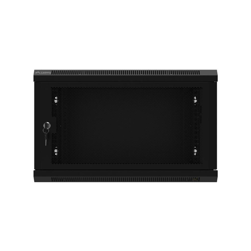 Lanberg - WF01-6406-23B armario rack 6U Bastidor de pared Negro