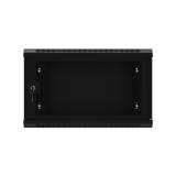 Lanberg - WF01-6406-23B armario rack 6U Bastidor de pared Negro