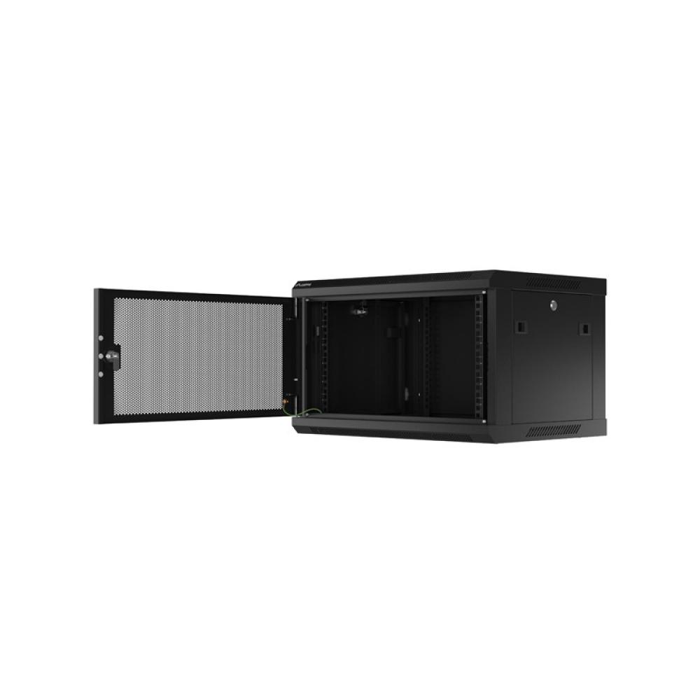 Lanberg - WF01-6406-23B armario rack 6U Bastidor de pared Negro