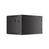 Lanberg - WF01-6406-23B armario rack 6U Bastidor de pared Negro